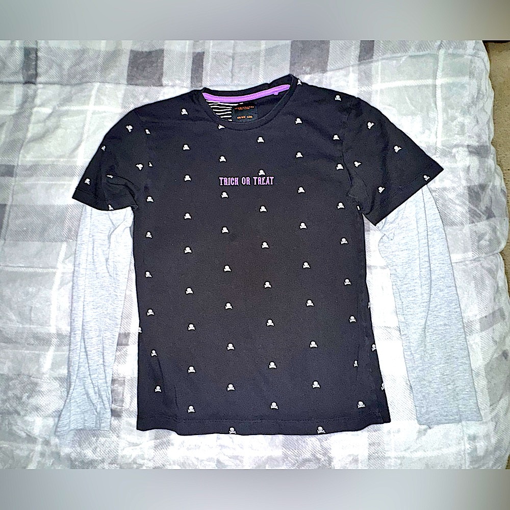 Skull Halloween Long Sleeve Top